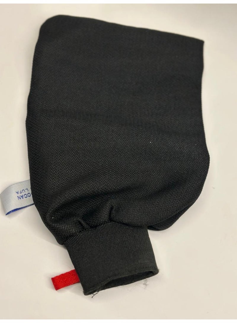 قفاز استحمام خشن من الليفة المغربية 300D لإزالة الجلد الميت وإسفنجة مغربية - Image 4