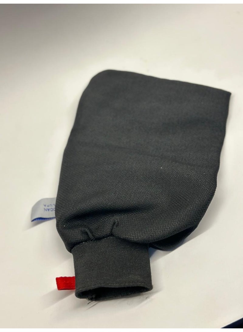 قفاز استحمام خشن من الليفة المغربية 300D لإزالة الجلد الميت وإسفنجة مغربية - Image 2