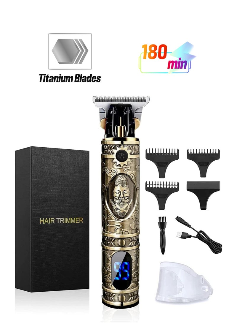 ELTRAZONE Men Hair Clippers Beard Trimmer, 1500mAh Battery and 180 Mins - Image 1