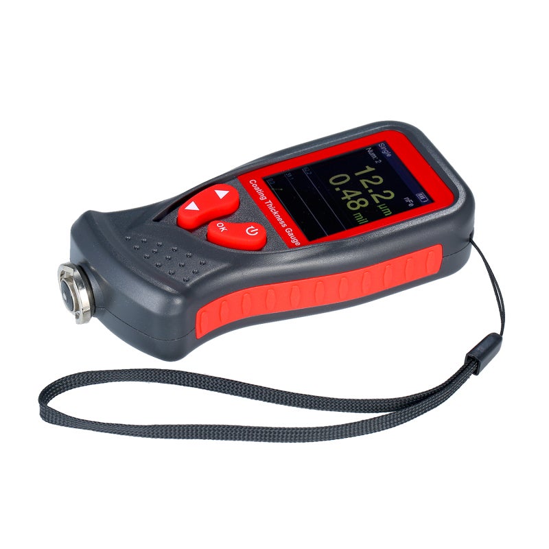 Digital Coating Thickness Gauge: Black & Red, 1.9-Inch Color-Screen HD Display, Dual Measurement Methods - 1500 Groups Data Storage, Dual Calibration Modes for Automobile Paint Detection - Image 5