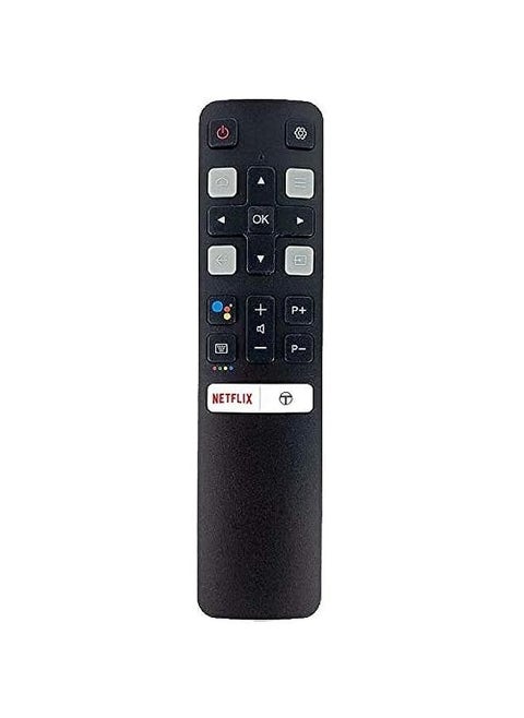 Rc802V Replacement Remote Control For Tcl Smart Lcd Led Tvs Black