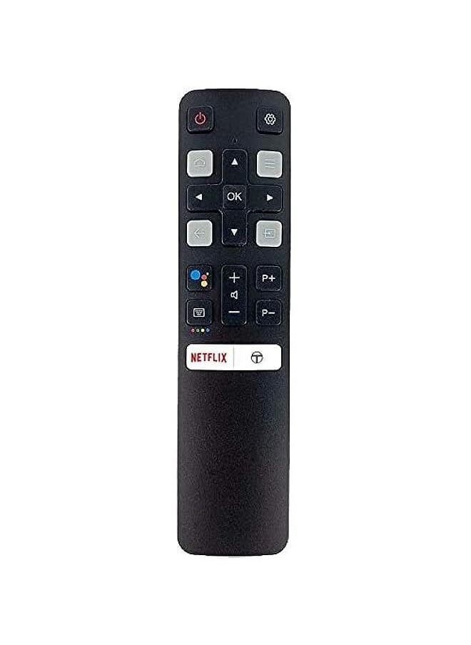 Rc802V Replacement Remote Control For Tcl Smart Lcd Led Tvs Black