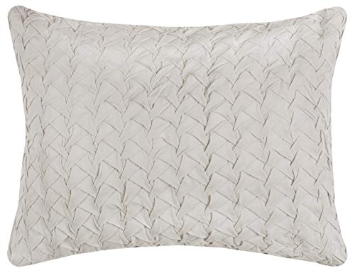 Rizzy Home Rizzy Home  BT4057  Polyester Quilt  70x86 BrownNeutral Solid Textured 