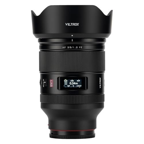 VILTROX 35mm f12 FE AF 35mm F12 LAB FE Lens for Sony e Mount Full Frame F12 Prime Lens for Sony EMount A7RZVE1 A7CR A7CII a7 a7R a7 a7R a6600 ZVE10 FX30 - Image 1