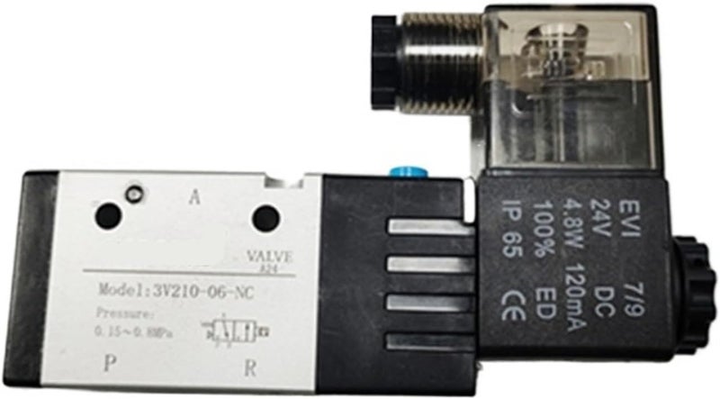 Solenoid Valve 3V120-M5 3V120-06 3V220-06 3V220-08 3V320-08 3V320-10 DC24V AC220V DC12V AC110V(3V120-M5,DC12V) - Image 1