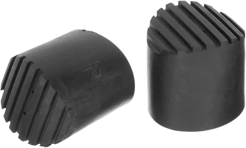 2Pcs Non Slip Rubber Ladder Foot Covers 8 1X8 1CM For Enhanced Stability And Floor Protection - Image 1