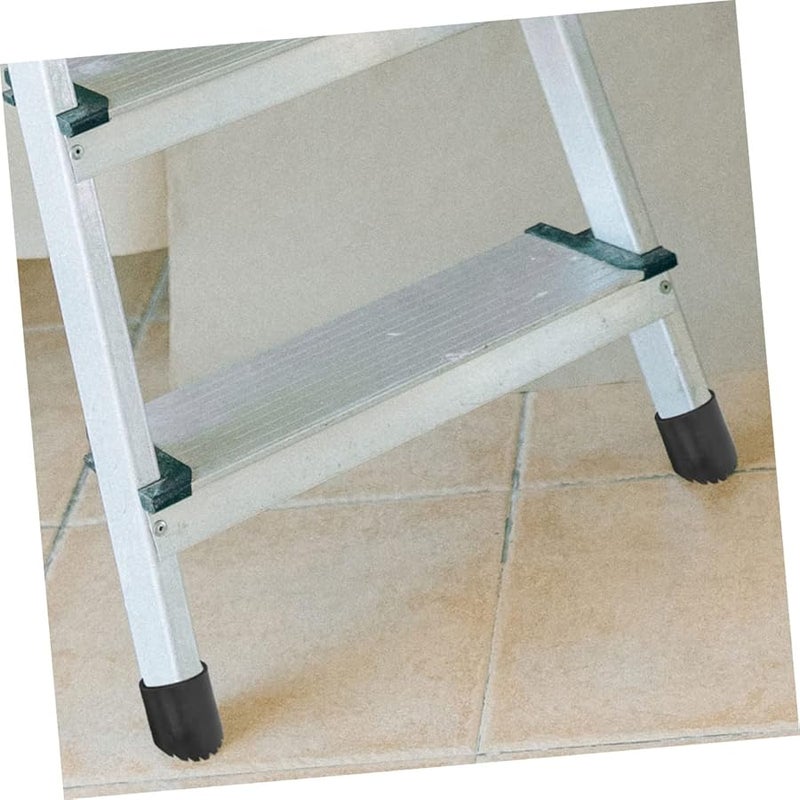 2Pcs Non Slip Rubber Ladder Foot Covers 8 1X8 1CM For Enhanced Stability And Floor Protection - Image 3