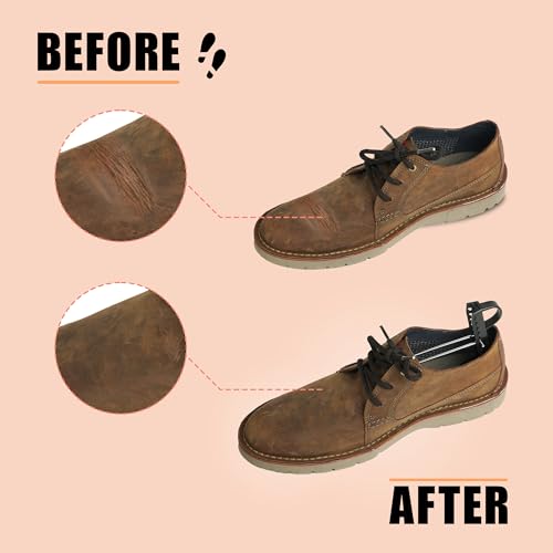 Shoe mistri أشجار الأحذية القابلة للتعديل من ميسري بريميوم للرجال، شكل أحذية جلدية، موسع شكل، أشجار بلاستيكية قابلة للتعديل لجميع الأحذية، لمنع التشكيل والتجاعيد - Image 5