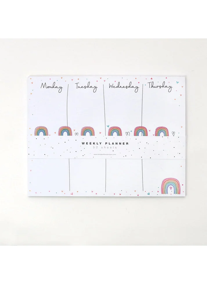 Belly Button Rainbow Weekly Planner