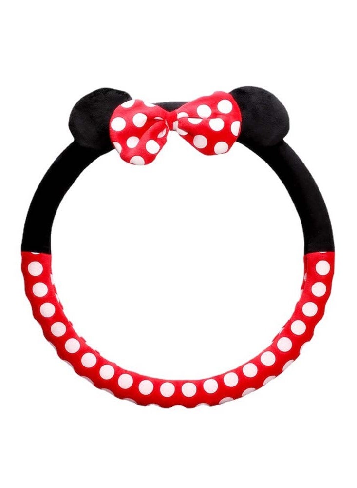 SYOSI Cartoon Steering Wheel Cover, Universal 15 Inch Anti-Slip Car Steering Wheel Cover for Women Men - Image 2