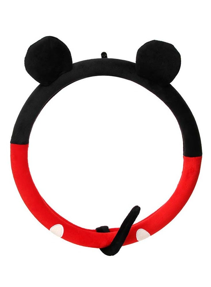 SYOSI Cartoon Steering Wheel Cover, Universal 15 Inch Anti-Slip Car Steering Wheel Cover for Women Men - Image 3