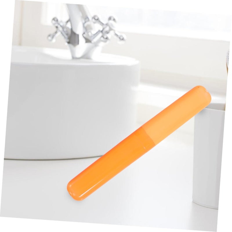 14 Pcs Travel Toothbrush Cover Case With Holder Portable Bottles For Business Trip - Image 4