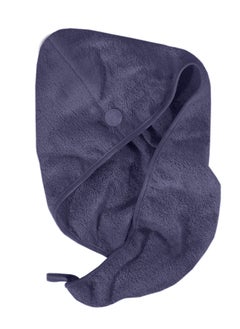 Siesta Zen Premium Quality 100% Pure Combed Cotton Soft Hair Towels, Easy Button use to hold for Women & Kids with Wet, Curly, Long, or Thick Hair, Anti frizz, Quick Dry Towel Turban, Super Ultra-Absorbent  - Image 3
