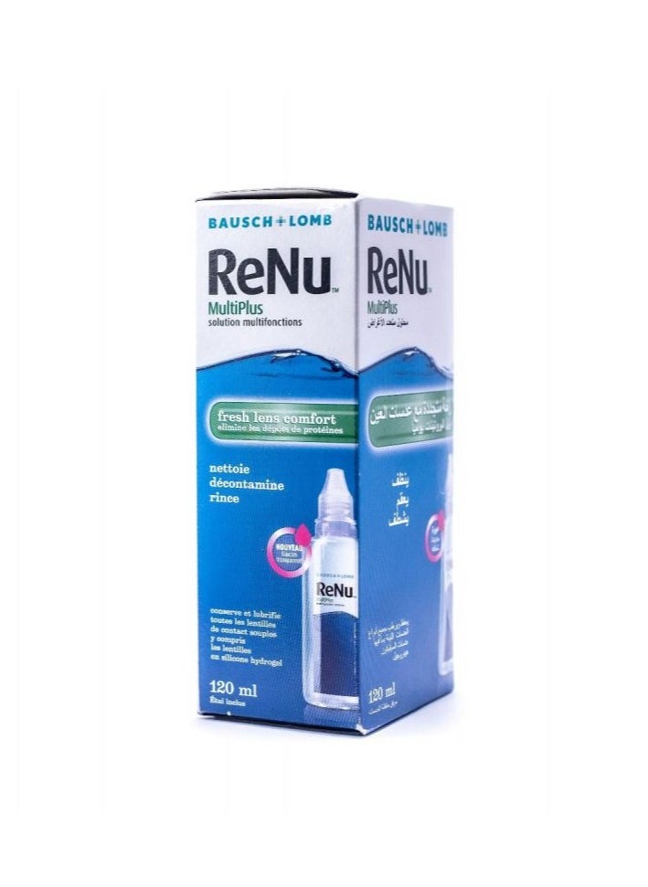 Renu Multiplus Multi-Purpose Contact Lens Solution 120ml  - Image 3
