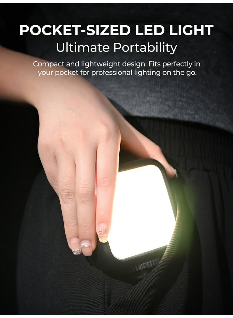 Portable Clip-On LED Video Light with 3 Color Temperatures & Adjustable Brightness for Phone Laptop Camera - Image 5