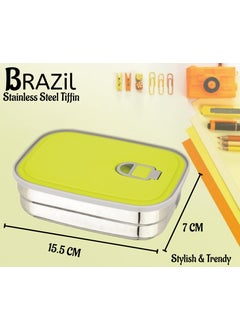 Nabhya Nabhya Brazil Mini Stainless Steel Tiffin Box for Kids, Vacuum Hole with Airtight Leak Proof Lunch Box | Keeps Food Warm & Fresh | Meal Lunch Box for School, Boys & Girls-300ml  - Image 5