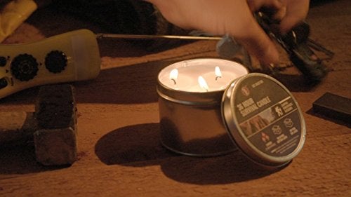 SE 3-Wick Emergency Candle, 36 Hours Long Burning, Top Layer Soy Wax, Great Light Source Gear for Survival, Camping, Blackout & Peace of Mind - Image 2