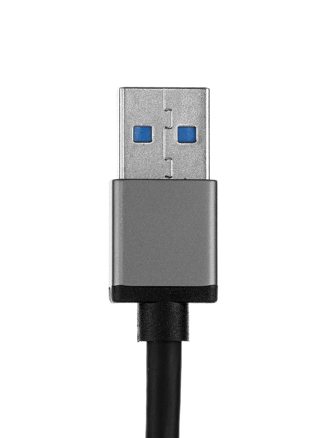 Datazone 2-In-1 USB-A To HDMI And VGA Adapter HUB Grey - Image 4