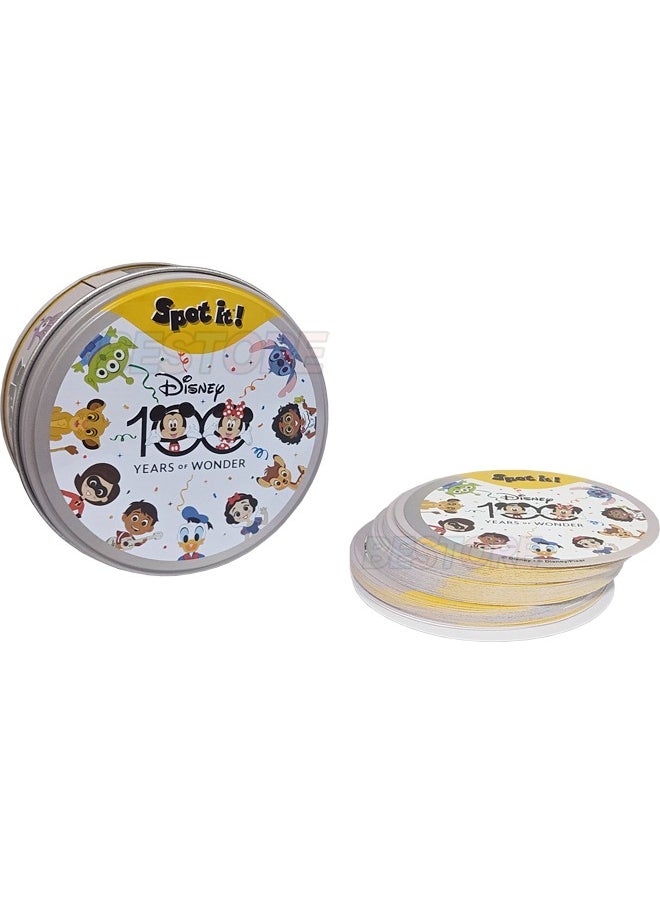 Spot it Spot It! Disney 100 Years of Wonder Card Game, Matching Game, Fun Kids Game for Family Game Night, Travel Game for Kids, Great Gift for Kids, Average Playtime 15 Minutes  - Image 4