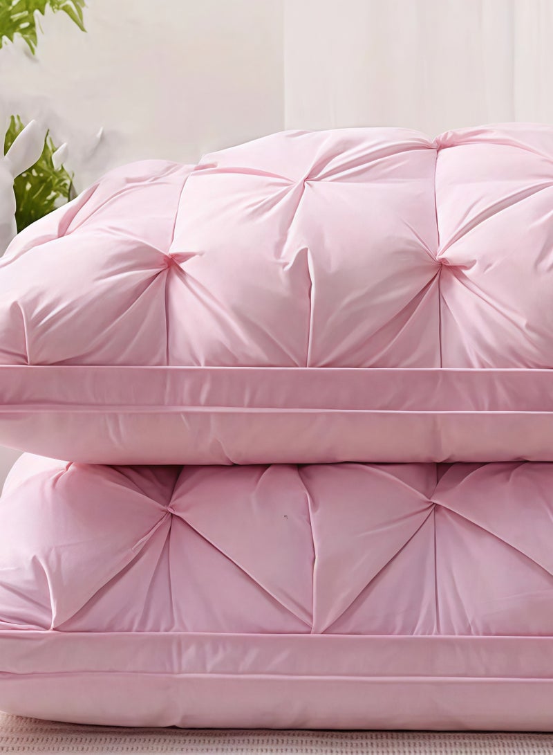 1pc cervical spine support ultra soft fluffy pillow, relaxing sleep, no deformation, breathable and skin friendly fabric, sleep massage pillow core, moisture absorbing and breathable - machine washable, suitable for all seasons  - Image 2