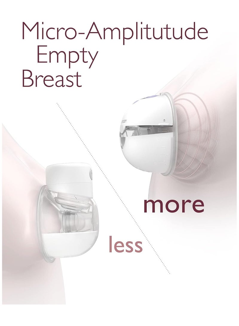 مام كوزي موموكوزي مضخة ام 5 يمكن ارتداؤها بدون استخدام اليدين للأمهات، هدية (2 قطعة، ارجواني) - Image 3