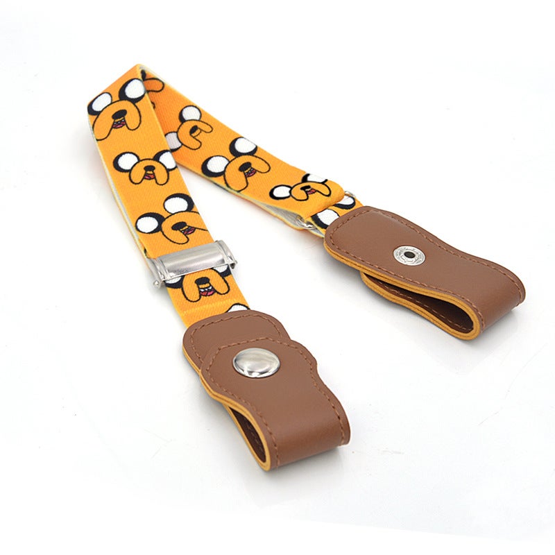 Children'S Elastic Belt Buckle Baby Boys And Girls Small Belt - Image 4
