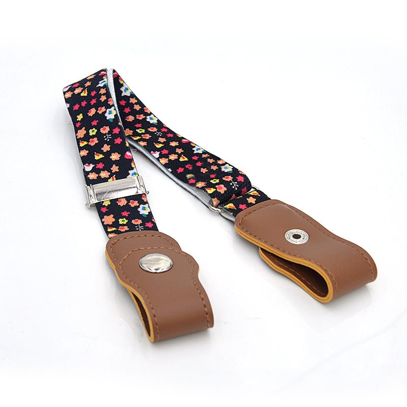 Children'S Elastic Belt Buckle Baby Boys And Girls Small Belt - Image 3