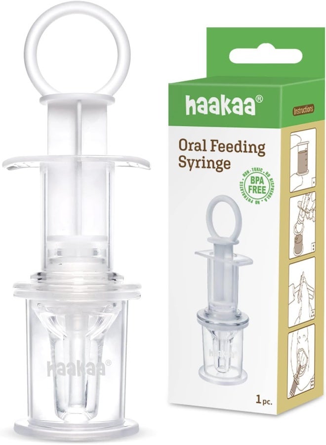 haakaa Baby Oral Feeding Liquid Medicine Dispenser Syringe - Image 2