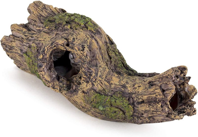 hygger Small Aquarium Ornament Poly Resin Wood Trunk Log Fish Tank Decoration for up to 20 Gallon Tank Betta Fish Accessories Hideout Cave(Tree Log) - Image 4