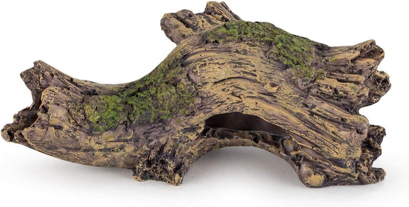 hygger Small Aquarium Ornament Poly Resin Wood Trunk Log Fish Tank Decoration for up to 20 Gallon Tank Betta Fish Accessories Hideout Cave(Tree Log) - Image 3