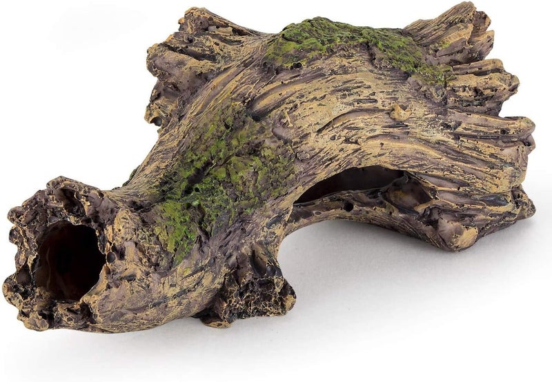 hygger Small Aquarium Ornament Poly Resin Wood Trunk Log Fish Tank Decoration for up to 20 Gallon Tank Betta Fish Accessories Hideout Cave(Tree Log) - Image 2