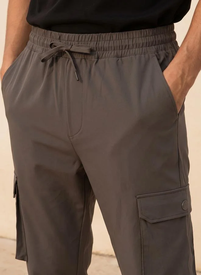 Love Pangolin Love Pangolin Drawstring Waist Cargo Joggers