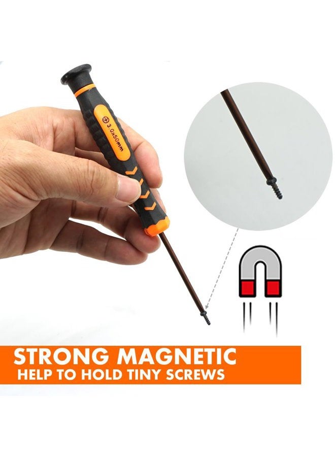 TECKMAN Small Phillips Screwdriver Set,TECKMAN 5 Piece Repair Tools Kit for Steam Deck with 1.2mm,1.5mm,2.0mm,3.0mm,4.0mm The Most Commonly Used Phillips Screwdrivers - Image 3