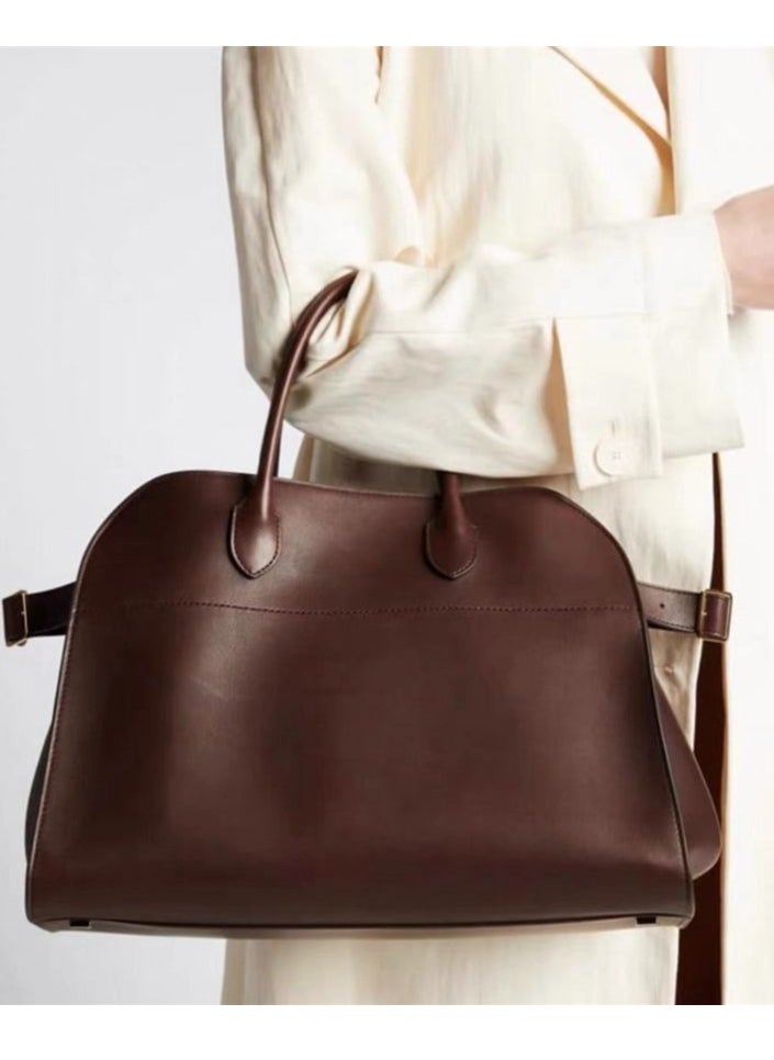 TR The Row Margaux 15 smooth leather tote  - Image 4