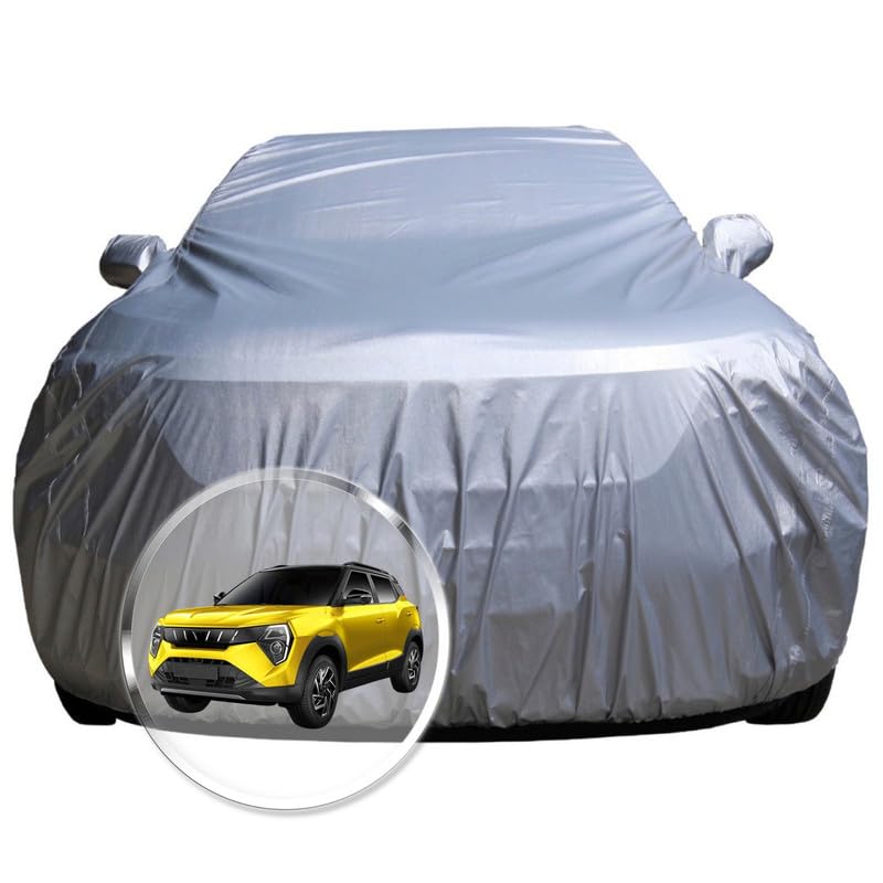 NEODRIFT 'CrystalTech' Car Cover for Mahindra XUV 300 | 3XO (All Weather Protection, 100% Water-Resistant, Tailored Fit, Multi-Layered & Breathable Fabric) (Colour: Crystal Silver) - Image 1