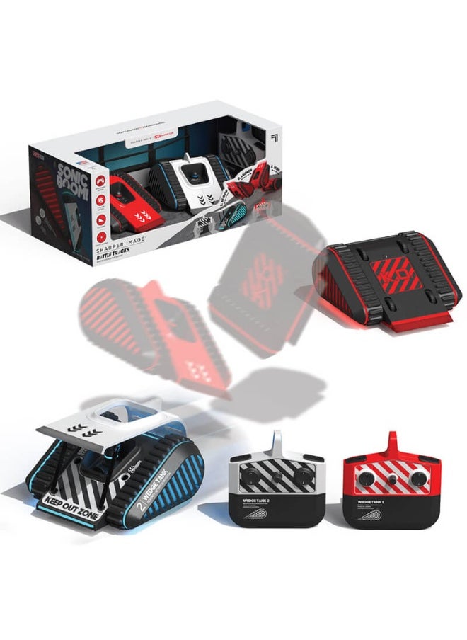 Sharper Image Battle Tracks Led Wedge Rc Tank  - Image 1