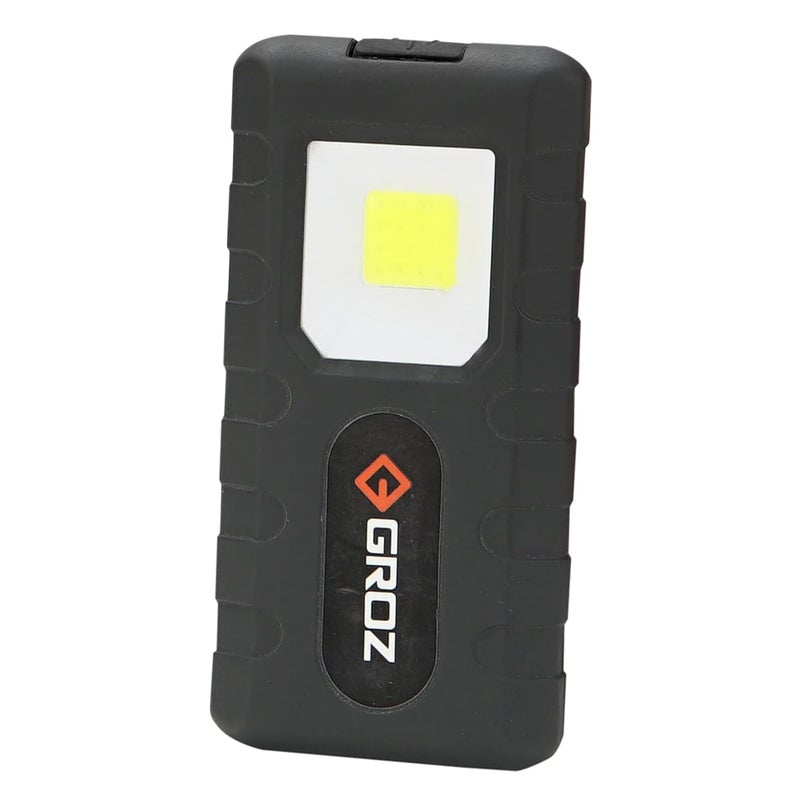 Groz Portable Mini Torch with Magnetic Clip 150 lumens 3 Watts Small Torch for Treks Emergency Torch Automobile Repairs Camping Hiking etc LED140 - Image 1