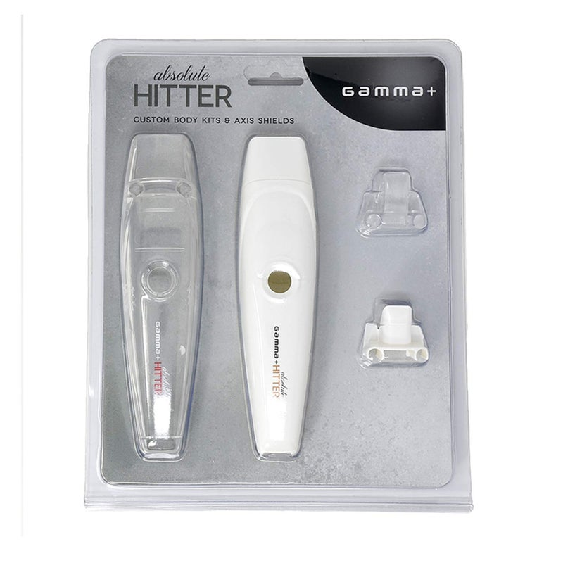 GAMMA+ Replacement Absolute Hitter Hair Trimmer Model Lids - Clear and Matte White - Image 4