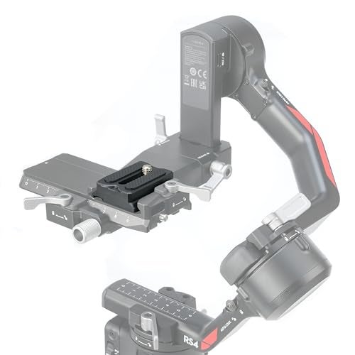 FocusFoto Upper Quick Release Baseplate QR Plate for DJI Ronin RS3 Mini & RS4 Mini Gimbal Stabilizer, Compatible with RS2 RSC2 RS3 Pro RS4 Pro Arca-Swiss Standard Camera Tripod Ballhead - Image 5