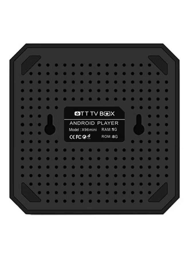 JAJEEK - Android TV Box X96mini – Streaming Media Player with 4K HD, Android 7.1 OS, Wi-Fi, USB Ports – Compact Smart TV Box for Streaming Movies, Apps, and More – Black/Grey - Image 1