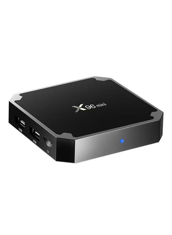 JAJEEK - Android TV Box X96mini – Streaming Media Player with 4K HD, Android 7.1 OS, Wi-Fi, USB Ports – Compact Smart TV Box for Streaming Movies, Apps, and More – Black/Grey - Image 1
