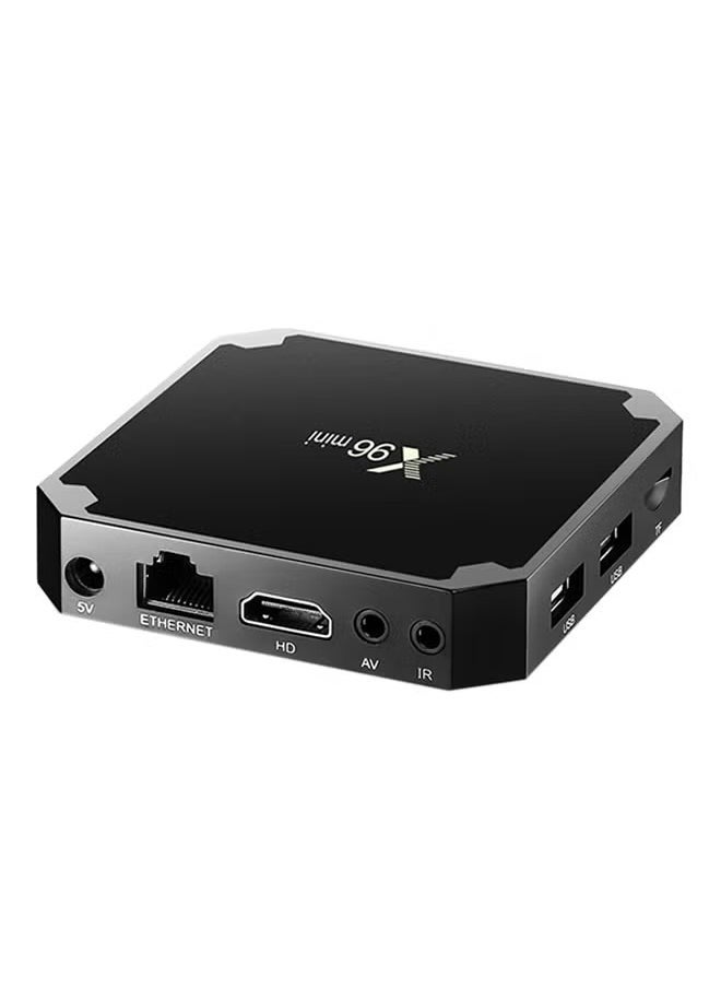 JAJEEK - Android TV Box X96mini – Streaming Media Player with 4K HD, Android 7.1 OS, Wi-Fi, USB Ports – Compact Smart TV Box for Streaming Movies, Apps, and More – Black/Grey - Image 1
