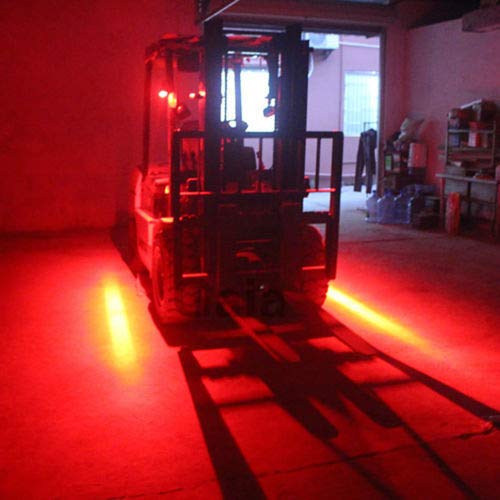 LY8 LED Forklift Safety Light Warehouse Danger Area Lamp Red Zone Warning Lights 10-80V(1Pcs) - Image 2