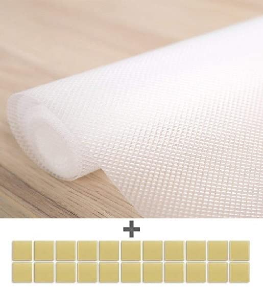 ElastPro (50 cm X 10 m) Transparent EVA Food Grade Washable Anti Slip Mat/Sheet for Fridge, Shelf Liner, Table, Kitchen Drawer mat (Diamond Texture, Transparent) - Image 2