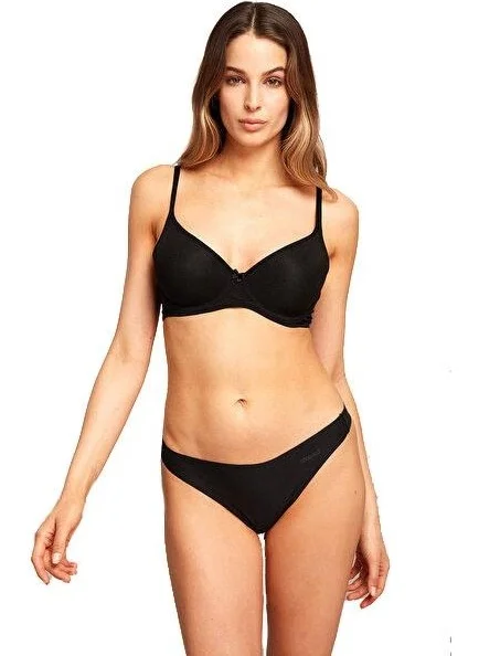 KOM Rosalinda String Black Panties