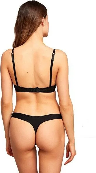 KOM Rosalinda String Black Panties
