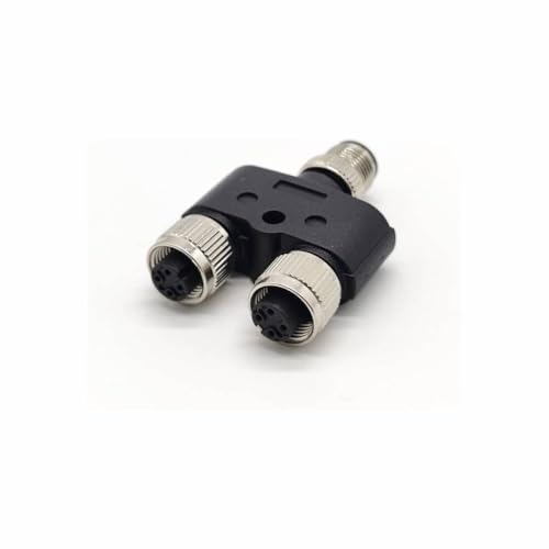 Elecbee M12 Y Connector 4 Pin Male to Female A Code Unshiled Adapter Waterproof Female to Male 4 Pin M12 Waterproof Connector (1) - Image 5