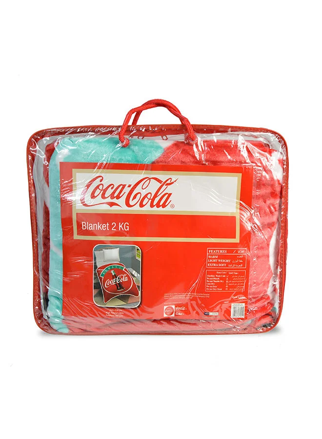 Trucare  Coca Cola Flannel All-Season, Ultra Soft, Fade Resistant Blanket for Kids  | Best Price UAE