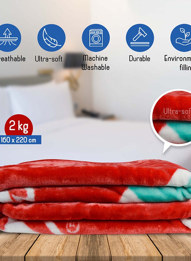 Coca-Cola Coca Cola Flannel All-Season, Ultra Soft, Fade Resistant Blanket for Kids  - Image 2