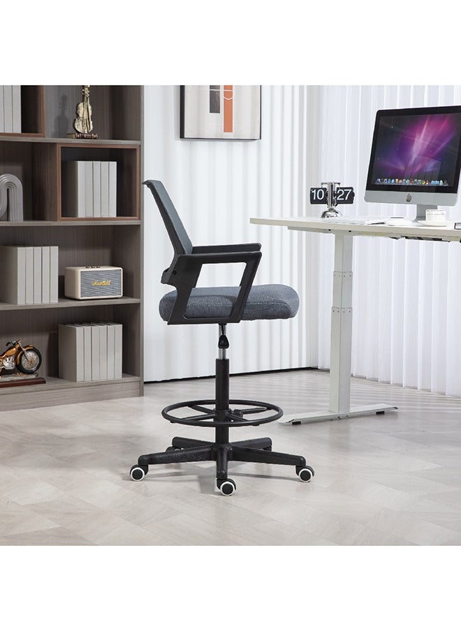 Home Box Apex Mesh Drafting Office Chair Grey 58 x 125 x 54 cm - pzsku/Z4C912B85FD843EEFC56AZ/45/_/1716292864/fb6d485a-d3da-49cc-9794-400fd55efab3